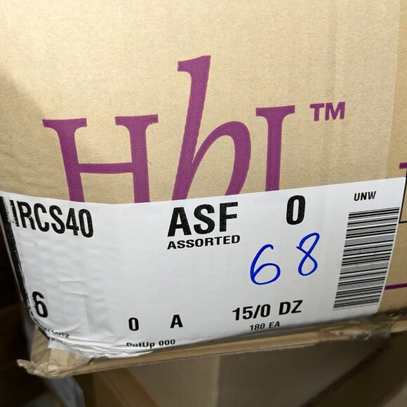 Hanes Women’s Cotton Briefs – LOT 68 - 180 pcs – 18 packs (10 ea) – Sz 6 - NEW - Picture 4 of 4